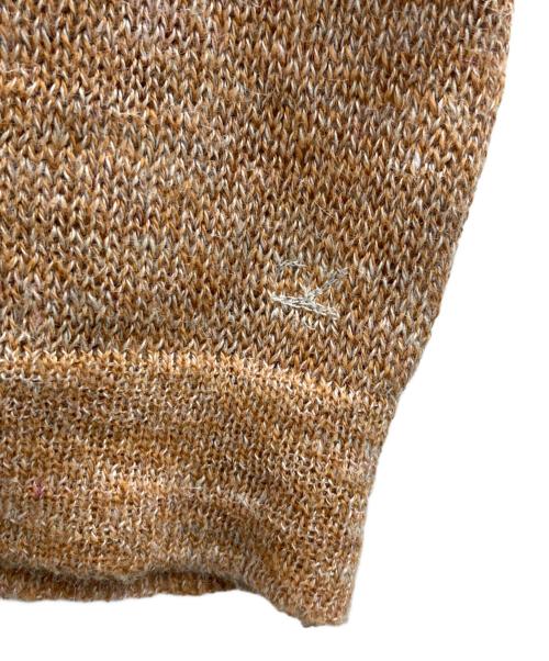 45R（フォーティファイブ・アール）45R (フォーティファイブ・アール) リネン混ニット ブラウン サイズ:2の古着・服飾アイテム