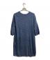 45R (フォーティファイブ・アール) リネンニットワンピース ネイビー：6000円