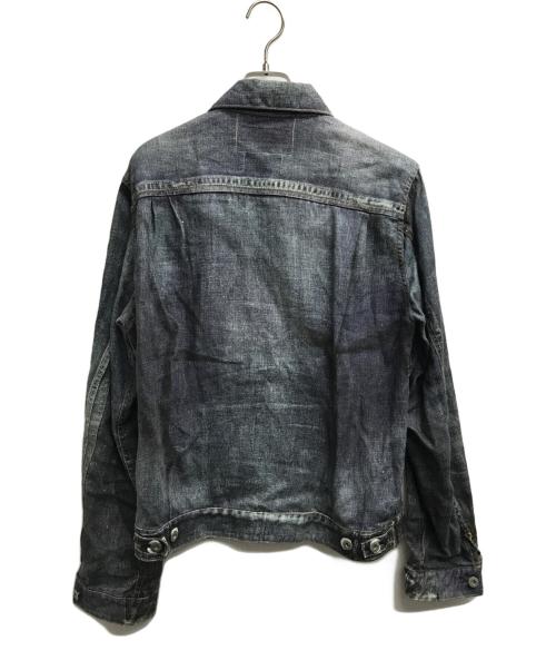 LEVI'S（リーバイス）LEVI'S (リーバイス) JUNYA WATANABE MAN (ジュンヤワタナベマン) 転写デニムジャケット インディゴ サイズ:Lの古着・服飾アイテム
