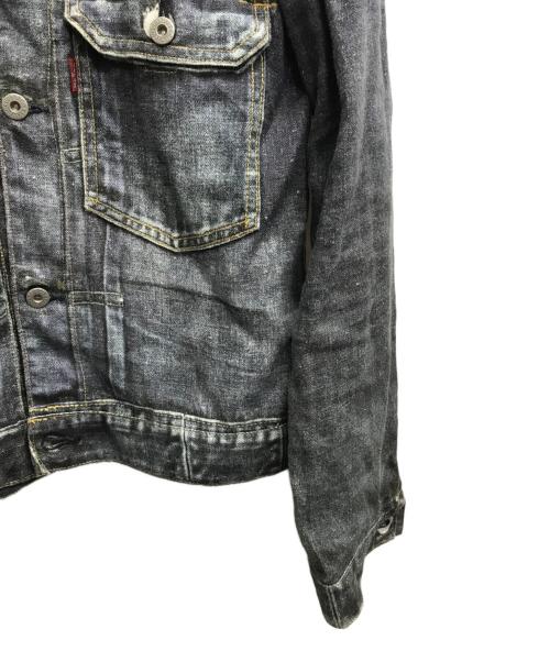 LEVI'S（リーバイス）LEVI'S (リーバイス) JUNYA WATANABE MAN (ジュンヤワタナベマン) 転写デニムジャケット インディゴ サイズ:Lの古着・服飾アイテム