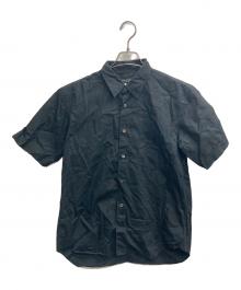 COMME des GARCONS HOMME PLUS（コムデギャルソンオムプリュス）の古着「スカルプリントシャツ」｜ブラック