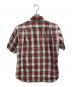 COMME des GARCONS HOMME PLUS (コムデギャルソンオムプリュス) チェック半袖シャツ レッド サイズ:S：6000円