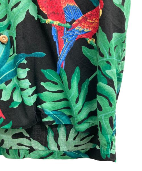 PARADISE FOUND（パラダイスファウンド）PARADISE FOUND (パラダイスファウンド) アロハシャツ ブラック サイズ:Mの古着・服飾アイテム