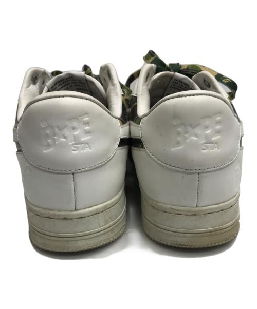 A BATHING APE（ア ベイシング エイプ）A BATHING APE (ア ベイシング エイプ) BAPE STA ホワイト サイズ:27.5cmの古着・服飾アイテム
