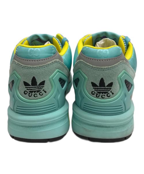 GUCCI（グッチ）GUCCI (グッチ) adidas (アディダス) ZX 8000 ブルー サイズ:UK3の古着・服飾アイテム