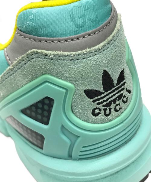 GUCCI（グッチ）GUCCI (グッチ) adidas (アディダス) ZX 8000 ブルー サイズ:UK3の古着・服飾アイテム