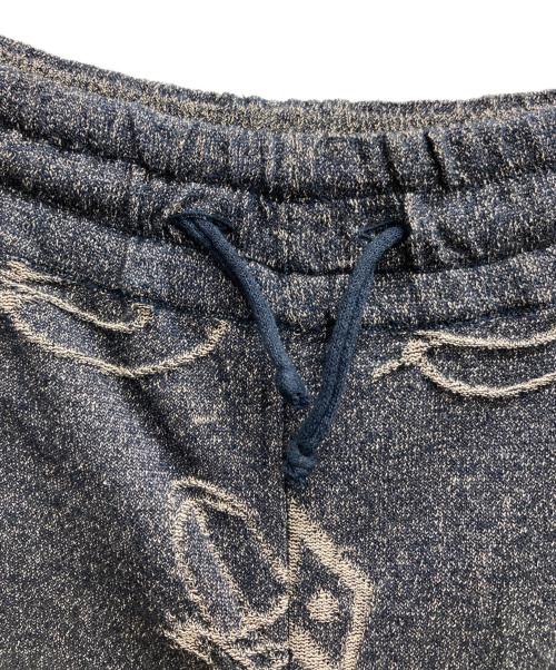 GANGSTERVILLE（ギャングスタービル）GANGSTERVILLE (ギャングスタービル) KNIT SHORTS(ニットショーツ) ネイビー サイズ:M 未使用品の古着・服飾アイテム