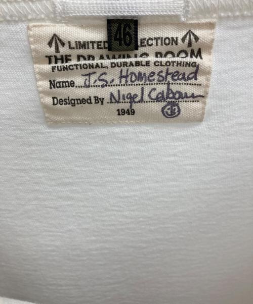 NIGEL CABOURN（ナイジェルケーボン）NIGEL CABOURN (ナイジェルケーボン) J.S HOMESTEAD (ジャーナルスタンダード ホームステッド) Tシャツ ホワイト サイズ:46の古着・服飾アイテム