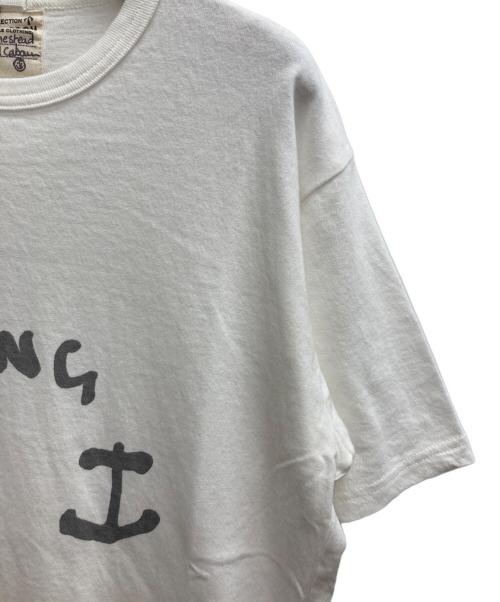 NIGEL CABOURN（ナイジェルケーボン）NIGEL CABOURN (ナイジェルケーボン) J.S HOMESTEAD (ジャーナルスタンダード ホームステッド) Tシャツ ホワイト サイズ:46の古着・服飾アイテム