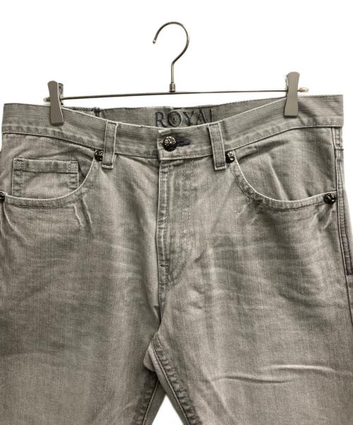 ROYAL PREMIUM（ロイヤルプレミアム）ROYAL PREMIUM (ロイヤルプレミアム) デニムパンツ グレー サイズ:36の古着・服飾アイテム