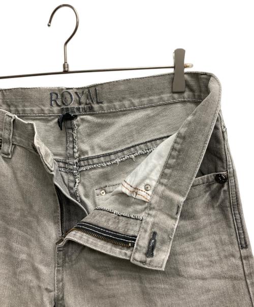 ROYAL PREMIUM（ロイヤルプレミアム）ROYAL PREMIUM (ロイヤルプレミアム) デニムパンツ グレー サイズ:36の古着・服飾アイテム
