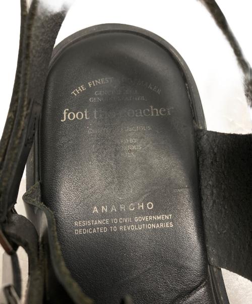foot the coacher（フットザコーチャー）foot the coacher (フットザコーチャー) SS BELT SANDALS(SSベルトサンダル) ブラック サイズ:9.0の古着・服飾アイテム