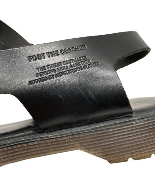 foot the coacher（フットザコーチャー）foot the coacher (フットザコーチャー) SS BELT SANDALS(SSベルトサンダル) ブラック サイズ:9.0の古着・服飾アイテム