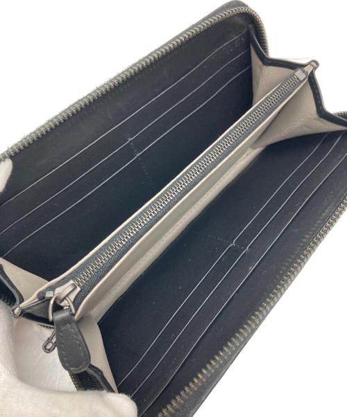 BOTTEGA VENETA（ボッテガベネタ）BOTTEGA VENETA (ボッテガベネタ) ラウンドファスナーウォレット ブラックの古着・服飾アイテム