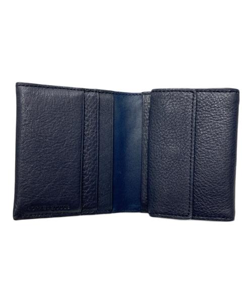 MOTHERHOUSE（マザーハウス）MOTHERHOUSE (マザーハウス) 2つ折り財布 ネイビーの古着・服飾アイテム