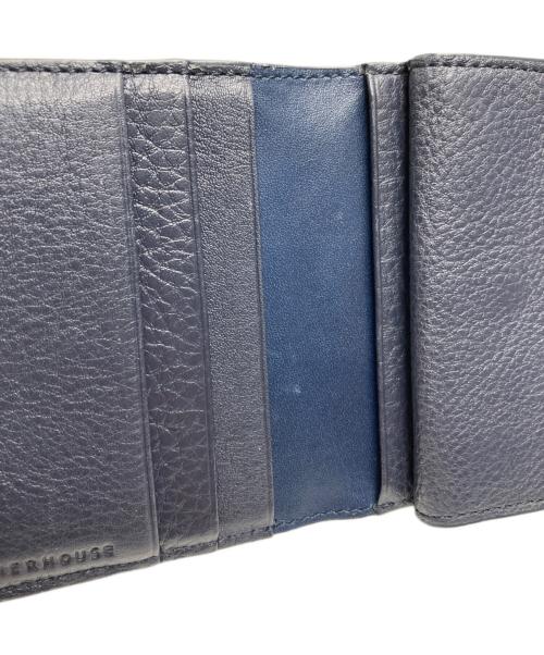 MOTHERHOUSE（マザーハウス）MOTHERHOUSE (マザーハウス) 2つ折り財布 ネイビーの古着・服飾アイテム