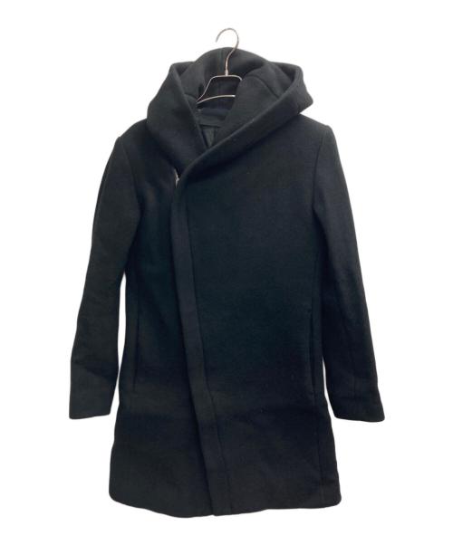 Junhashimoto（ジュンハシモト）junhashimoto (ジュンハシモト) WRAP COAT ブラック サイズ:2の古着・服飾アイテム