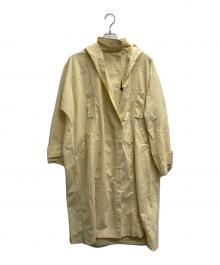 THROW（スロー）の古着「LAYERED NYLON COAT」｜イエロー