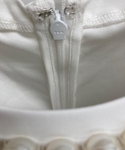 CELFORD（セルフォード）CELFORD (セルフォード) パールネックＴシャツ ホワイト サイズ:36 未使用品の古着・服飾アイテム