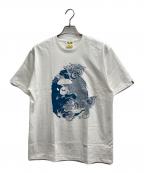 A BATHING APEア ベイシング エイプ）の古着「TATTOO GROTE APENKOP T-SHIRT」｜ホワイト
