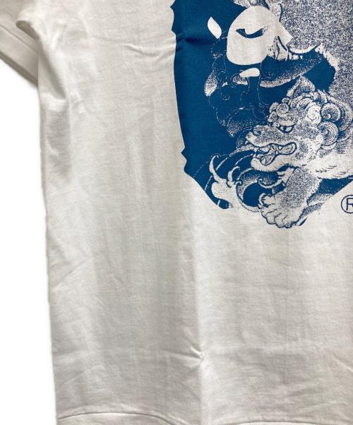 A BATHING APE（ア ベイシング エイプ）A BATHING APE (ア ベイシング エイプ) TATTOO GROTE APENKOP T-SHIRT ホワイト サイズ:Lの古着・服飾アイテム