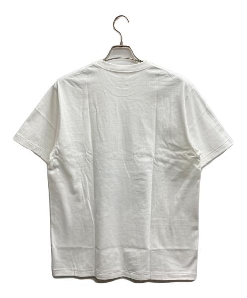A BATHING APE（ア ベイシング エイプ）A BATHING APE (ア ベイシング エイプ) ABC CAMO MILO ON APE HEAD TEE ホワイト サイズ:Lの古着・服飾アイテム