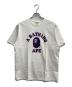 A BATHING APE（ア ベイシング エイプ）の古着「Colour Camo College TEE」｜ホワイト
