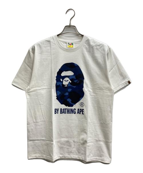 A BATHING APE（ア ベイシング エイプ）A BATHING APE (ア ベイシング エイプ) COLOR CAMO COLLEGE TEE ホワイト サイズ:Lの古着・服飾アイテム