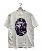 A BATHING APEア ベイシング エイプ）の古着「Ape Head Graffiti Tee」｜ホワイト
