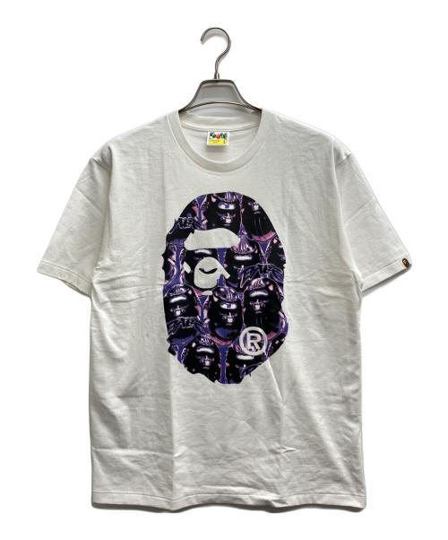 A BATHING APE（ア ベイシング エイプ）A BATHING APE (ア ベイシング エイプ) Ape Head Graffiti Tee ホワイト サイズ:Lの古着・服飾アイテム