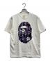 A BATHING APE（ア ベイシング エイプ）の古着「Ape Head Graffiti Tee」｜ホワイト