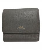 A.P.C.アーペーセー）の古着「LOIS コンパクトウォレット」｜グレー