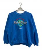 FRUIT OF THE LOOMフルーツオブザルーム）の古着「90ｓHard Rock スウェット」｜ブルー