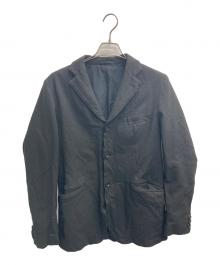 COMME des GARCONS HOMME（コムデギャルソン オム）の古着「ポリ縮絨3Bテーラードジャケット」｜ブラック