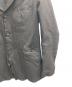 中古・古着 COMME des GARCONS HOMME (コムデギャルソン オム) ポリ縮絨3Bテーラードジャケット ブラック サイズ:S：11000円