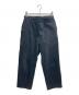 COMOLI（コモリ）の古着「デニムオーバーパンツ」｜ブラック