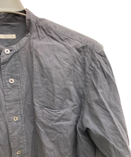 COMOLI（コモリ）COMOLI (コモリ) バンドカラーシャツ ブラック サイズ:1の古着・服飾アイテム