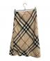 BURBERRY LONDON (バーバリーロンドン) ノヴァチェックウールスカート ベージュ サイズ:36：10000円