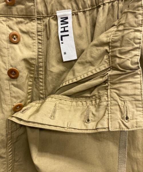 MHL（エムエイチエル）MHL (エムエイチエル) COTTON RAMIE TOUGH POPLIN カーキ サイズ:3の古着・服飾アイテム