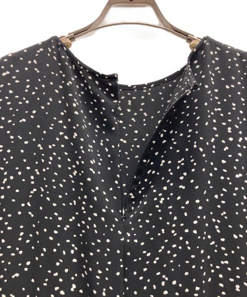 E by eclat（イーバイエクラ）E by eclat (イーバイエクラ) ランダムドットワンピース ブラック サイズ:40の古着・服飾アイテム