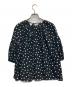 BALLSEY（ボールジィ）の古着「ドットプリント ランタンスリーブブラウス」｜ブラック