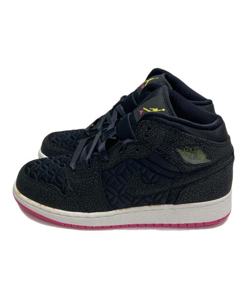 NIKE（ナイキ）NIKE (ナイキ) GIRLS JORDAN 1 PHAT(ガールズジョーダン1ファット) ブラック サイズ:25cmの古着・服飾アイテム