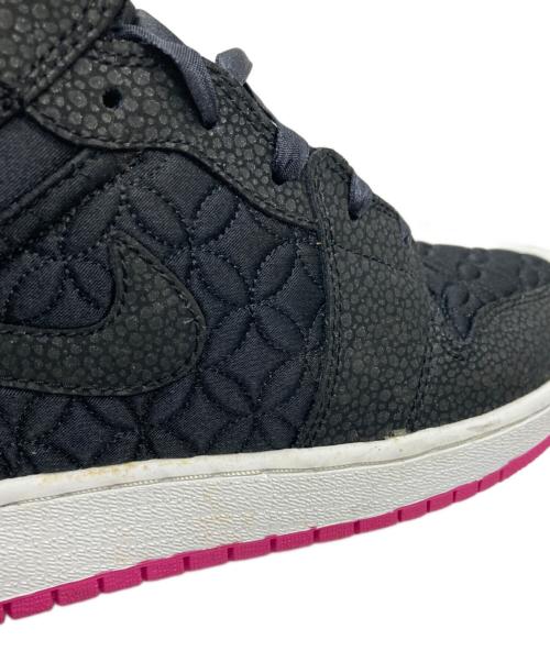 NIKE（ナイキ）NIKE (ナイキ) GIRLS JORDAN 1 PHAT(ガールズジョーダン1ファット) ブラック サイズ:25cmの古着・服飾アイテム