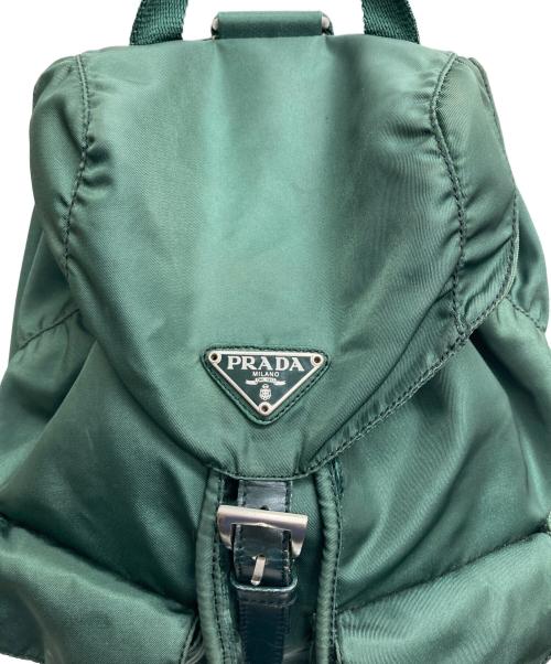 PRADA（プラダ）PRADA (プラダ) ナイロンリュック グリーンの古着・服飾アイテム