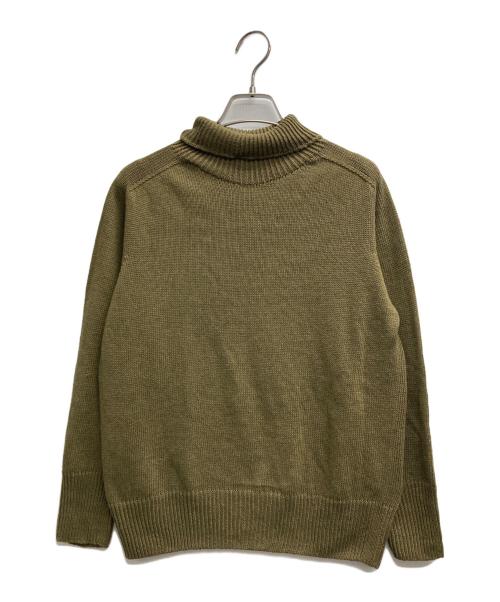 MARGARET HOWELL（マーガレットハウエル）MARGARET HOWELL (マーガレットハウエル) リネンコットンニット カーキ サイズ:2の古着・服飾アイテム