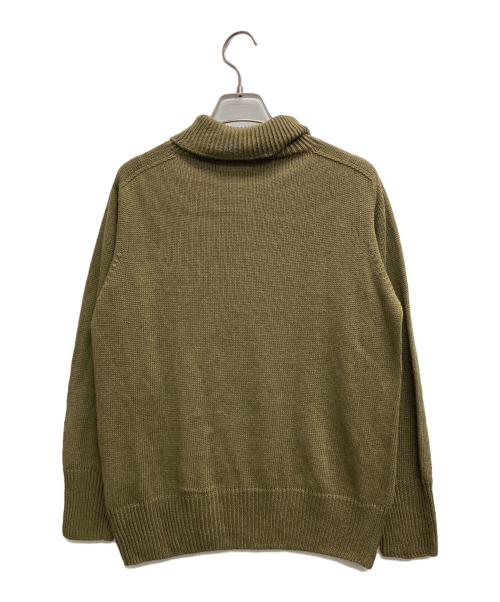 MARGARET HOWELL（マーガレットハウエル）MARGARET HOWELL (マーガレットハウエル) リネンコットンニット カーキ サイズ:2の古着・服飾アイテム
