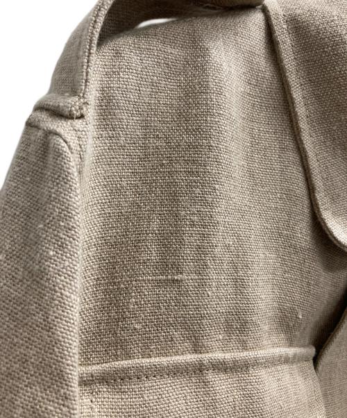 MADISON BLUE（マディソンブルー）MADISON BLUE (マディソンブルー) リネンミリタリージャケット ベージュ サイズ:2の古着・服飾アイテム