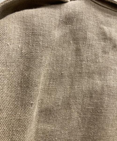 MADISON BLUE（マディソンブルー）MADISON BLUE (マディソンブルー) リネンミリタリージャケット ベージュ サイズ:2の古着・服飾アイテム