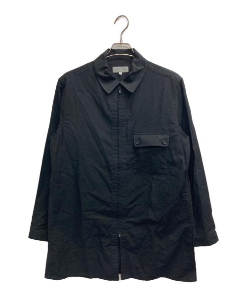 Yohji Yamamoto pour homme（ヨウジヤマモト プールオム）Yohji Yamamoto pour homme (ヨウジヤマモト プールオム) Zipper Opening Blouse ブラック サイズ:2の古着・服飾アイテム