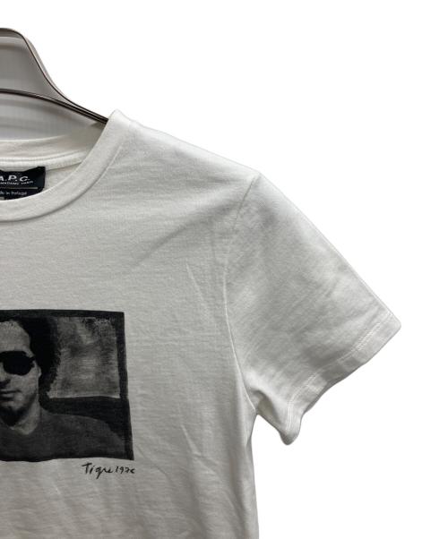 A.P.C.（アーペーセー）A.P.C. (アーペーセー) プリントTシャツ ホワイト サイズ:Sの古着・服飾アイテム